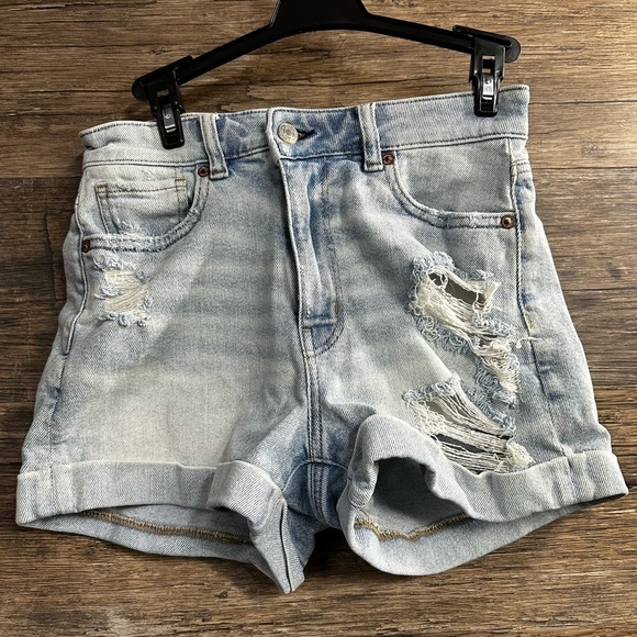American Eagle Outfitters Light Blue Jean Shorts - Picture 1 of 5